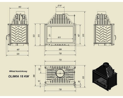 Топка OLIWIA Kratki (Польша)