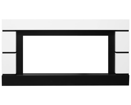 Портал Modern - Белый с черным (Глубина 300 мм) Royal Flame