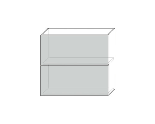 TAPIO, Шкаф настенный 2DG/80-29-2. Цвет БЕЛЫЙ / ДУБ ПОЛЯРНЫЙ TAPIO, Шкаф настенный 2DG/80-29-2. Цвет БЕЛЫЙ / ДУБ ПОЛЯРНЫЙ
