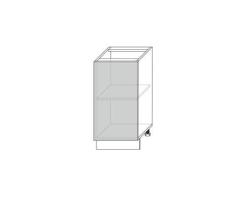 TAPIO, Шкаф-стол 1D/40-40. Цвет БЕЛЫЙ / ДУБ СНЕЖНЫЙ TAPIO, Шкаф-стол 1D/40-40. Цвет БЕЛЫЙ / ДУБ СНЕЖНЫЙ