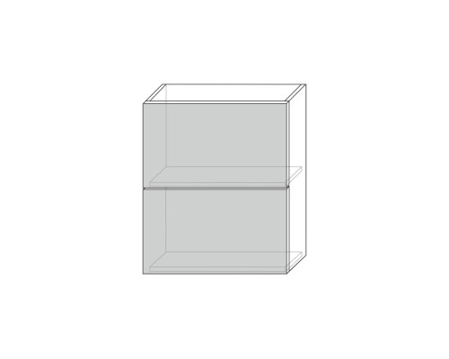 TAPIO, Шкаф настенный 2DG/60-29-2. Цвет БЕЛЫЙ / ДУБ СНЕЖНЫЙ TAPIO, Шкаф настенный 2DG/60-29-2. Цвет БЕЛЫЙ / ДУБ СНЕЖНЫЙ