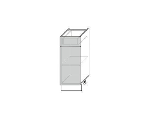 TAPIO, Шкаф-стол 1D1S/30-51. Цвет БЕЛЫЙ / ДУБ СНЕЖНЫЙ TAPIO, Шкаф-стол 1D1S/30-51. Цвет БЕЛЫЙ / ДУБ СНЕЖНЫЙ