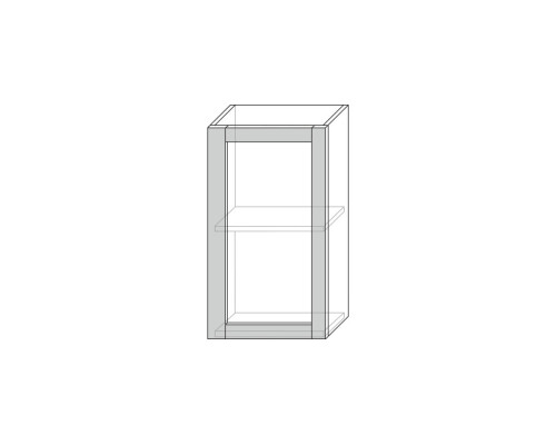 TAPIO, Шкаф настенный 1V/40-29-2. Цвет БЕЛЫЙ / ДУБ СНЕЖНЫЙ TAPIO, Шкаф настенный 1V/40-29-2. Цвет БЕЛЫЙ / ДУБ СНЕЖНЫЙ