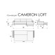 МЯГКАЯ МЕБЕЛЬ, Диван угловой CAMERON LOFT. Цвет SIMPLE 5