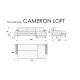 МЯГКАЯ МЕБЕЛЬ, Диван угловой CAMERON LOFT. Цвет SIMPLE 25