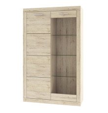Шкаф комбинированный 1V1D OSKAR , цвет дуб Санремо