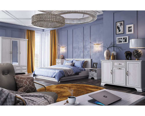 Кровать 180 с подъемником, TIFFANY, цвет вудлайн кремовый Кровать 180 с подъемником, TIFFANY, цвет вудлайн кремовый